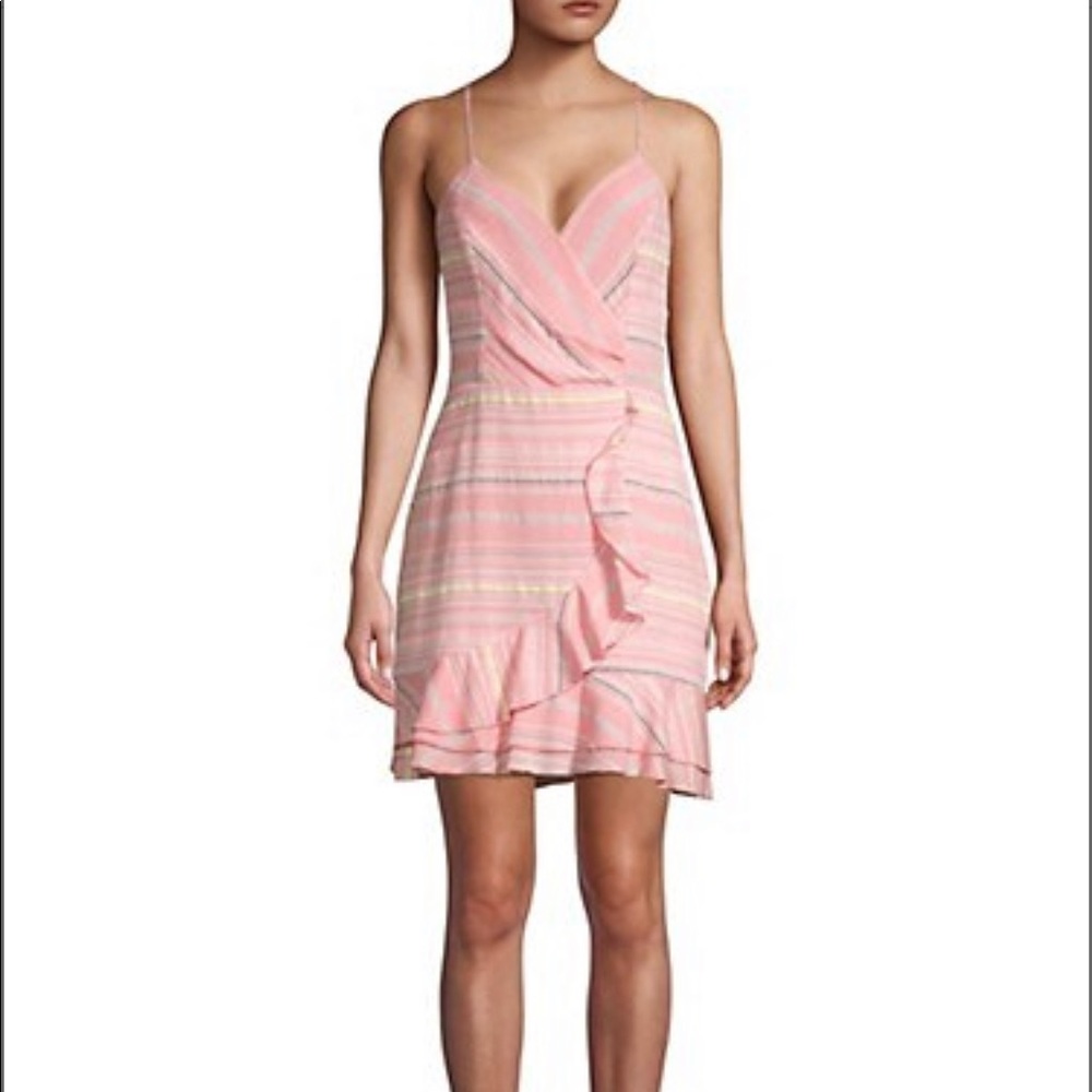 NWT Jay Striped Ruffled Mini Dress size 6